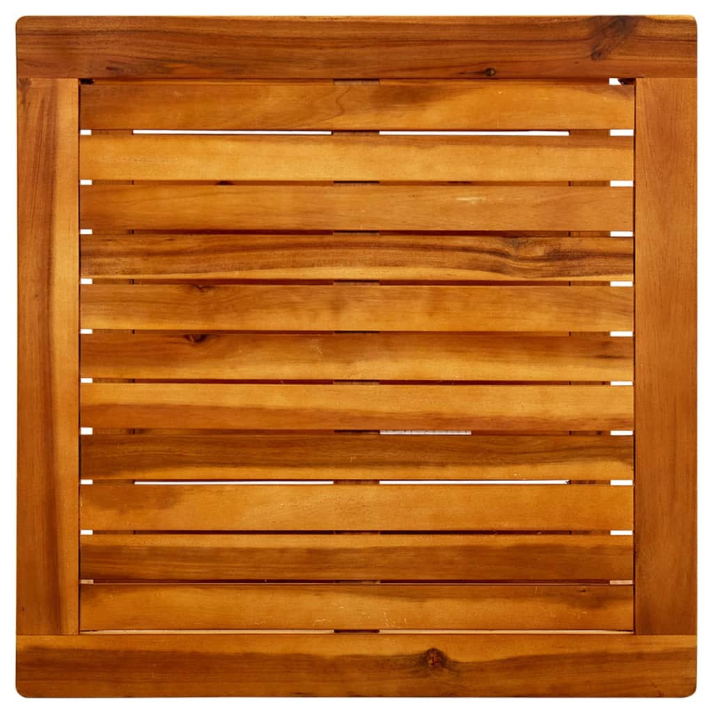 Tavolino da Salotto 60x60x45 cm in Legno Massello di Acacia - homemem39