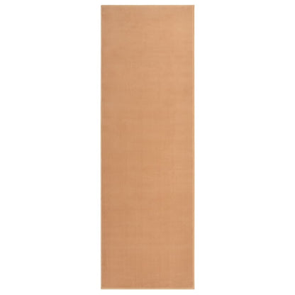 Tappeto Lungo in BCF Beige 80x250 cm - homemem39