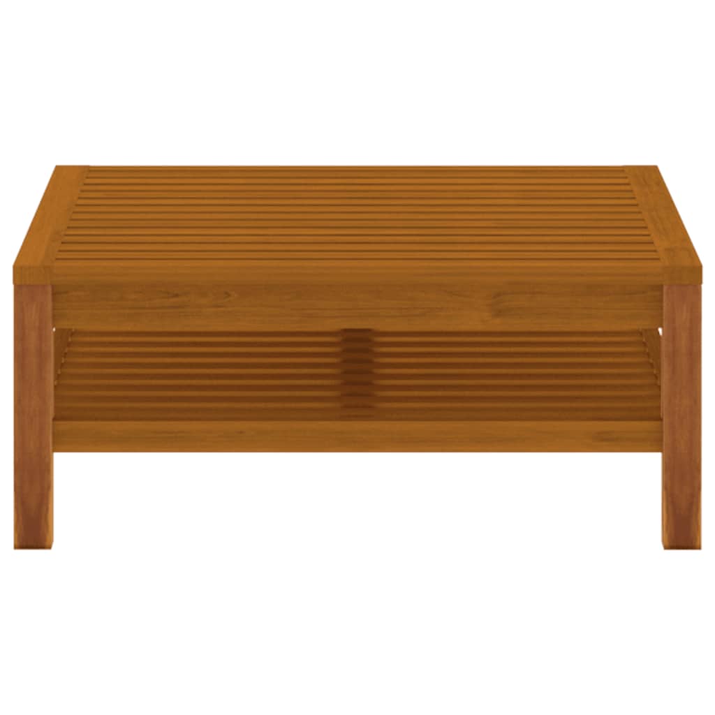 Set Divani Giardino 3 pz Cuscini Bianco Crema in Legno d'Acacia - homemem39