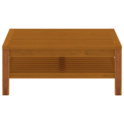 Set Divani Giardino 3 pz Cuscini Bianco Crema in Legno d'Acacia - homemem39