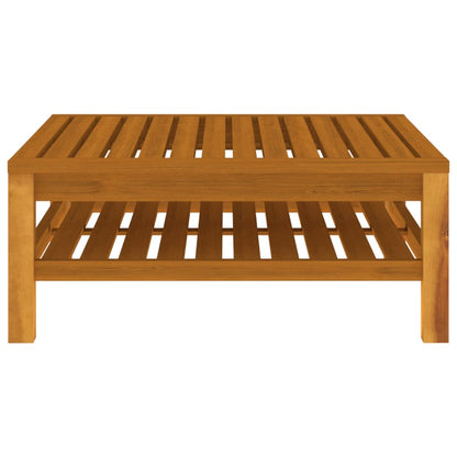 Set Divani Giardino 3 pz Cuscini Bianco Crema in Legno d'Acacia - homemem39