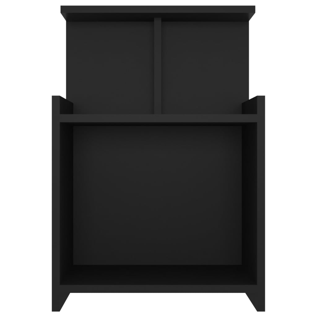 Comodini 2 pz Nero 40x35x60 cm in Truciolato - homemem39