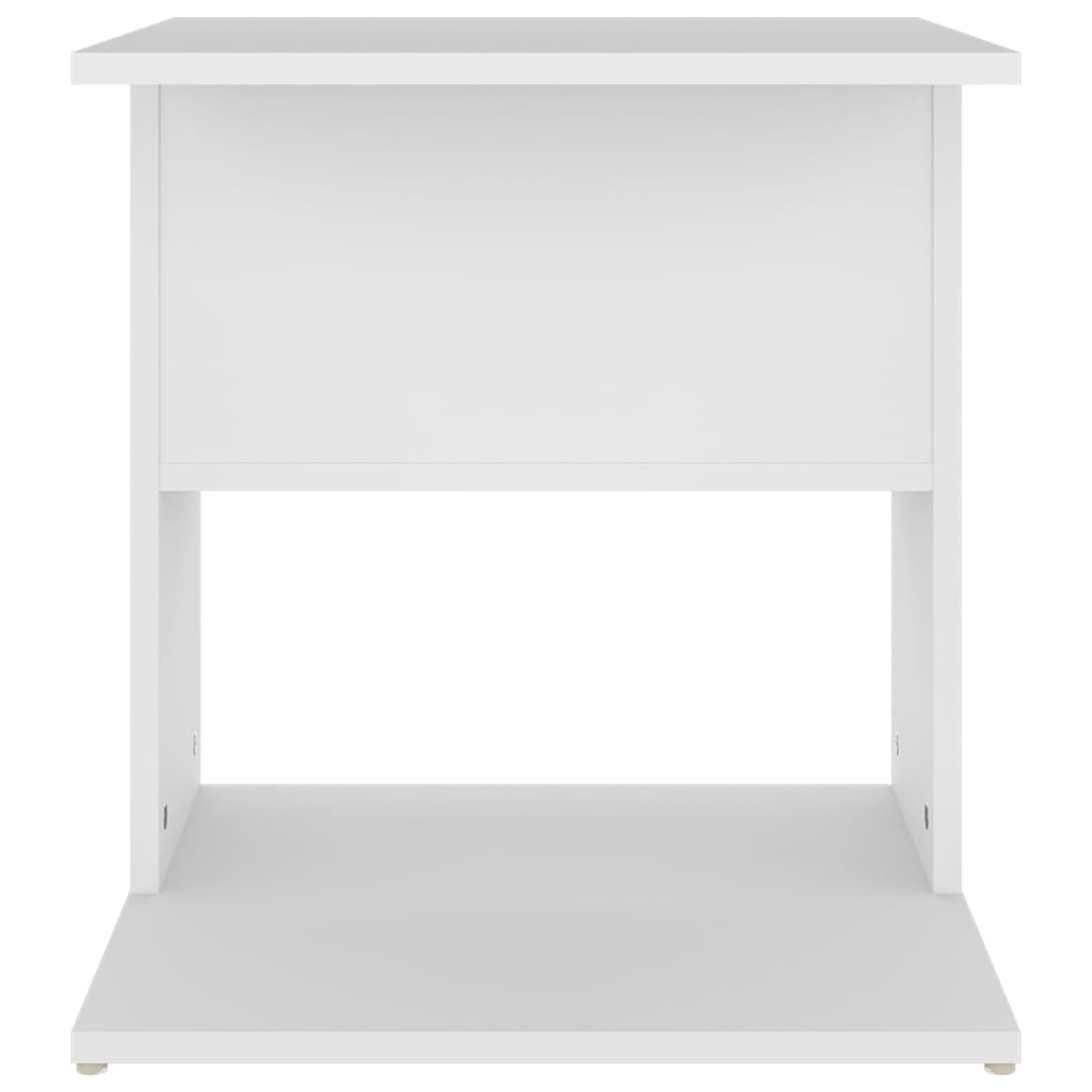 Tavolino Bianco 45x45x48 cm in Legno Multistrato - homemem39