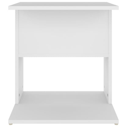 Tavolino Bianco 45x45x48 cm in Legno Multistrato - homemem39