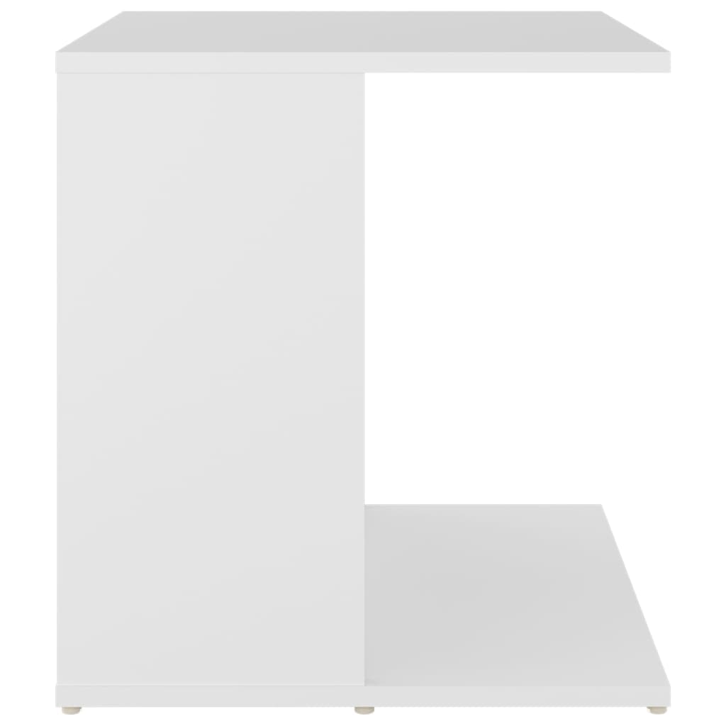 Tavolino Bianco 45x45x48 cm in Legno Multistrato - homemem39