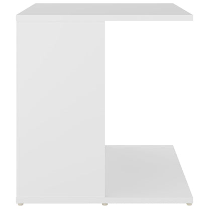 Tavolino Bianco 45x45x48 cm in Legno Multistrato - homemem39