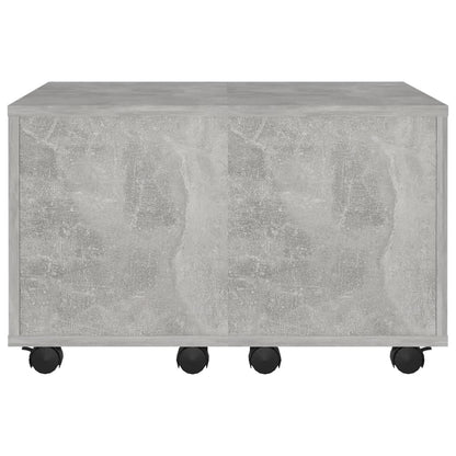 Tavolino da Salotto Grigio Cemento 60x60x38 cm in Truciolato - homemem39