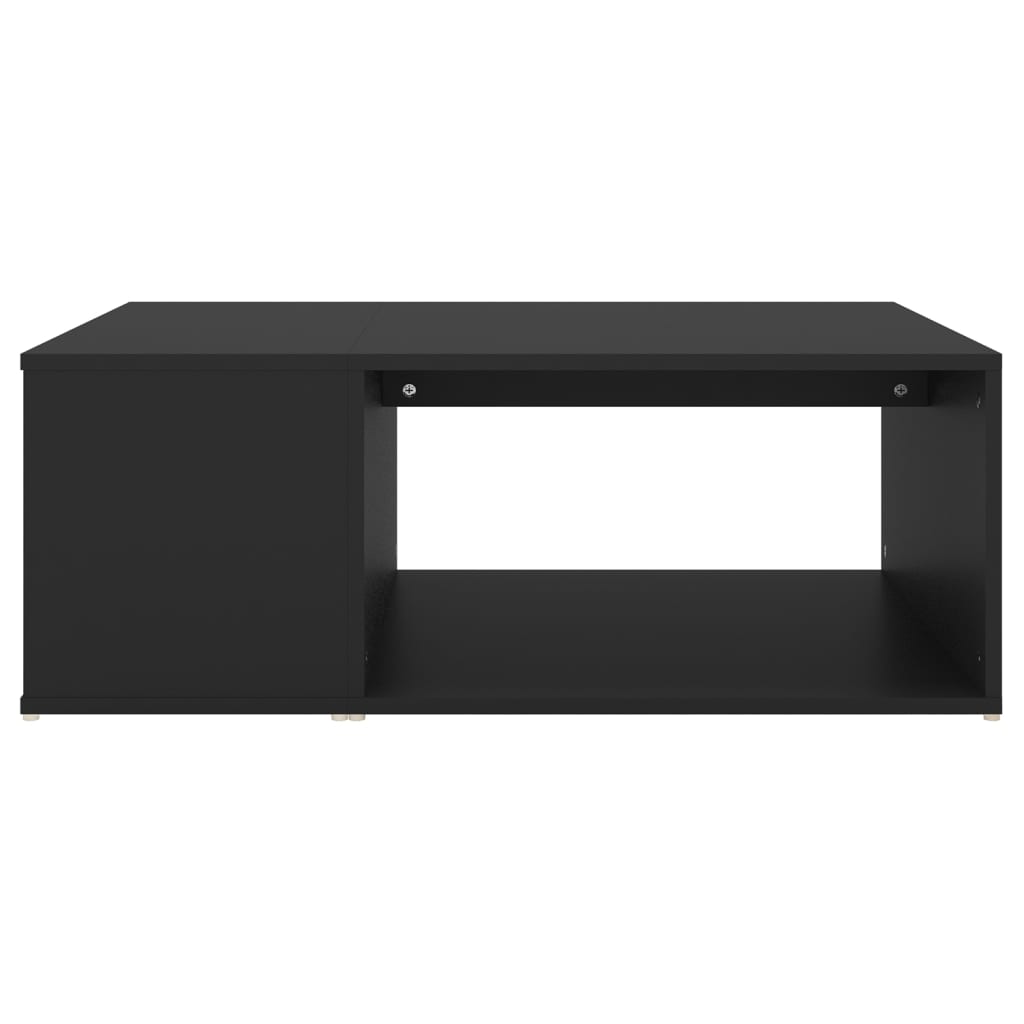 Tavolino da Salotto Nero 90x67x33 cm in Truciolato - homemem39