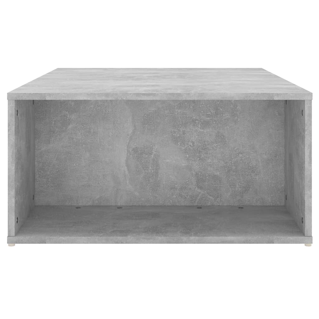 Tavolino da Salotto Grigio Cemento 90x67x33 cm in Truciolato - homemem39