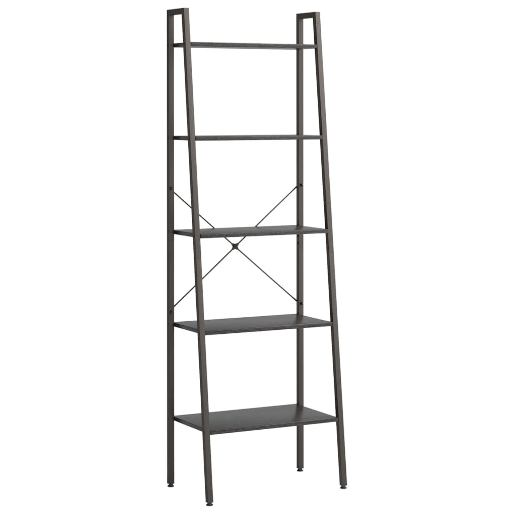 Scaffale Autoportante con 5 Ripiani Nero 56x35x174 cm - homemem39