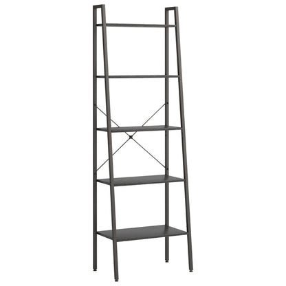 Scaffale Autoportante con 5 Ripiani Nero 56x35x174 cm - homemem39