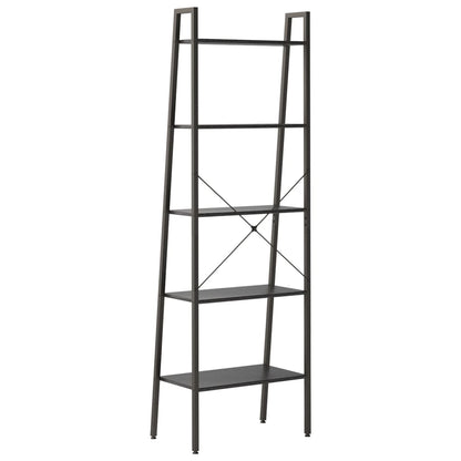 Scaffale Autoportante con 5 Ripiani Nero 56x35x174 cm - homemem39