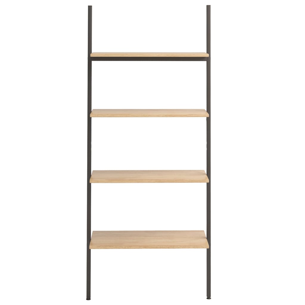 Scaffale Pendente 4 Livelli Marrone Chiaro e Nero 64x34x150,5cm - homemem39