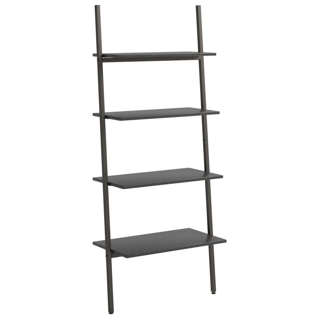 Scaffale Pendente a 4 Livelli Nero 64x34x150,5cm - homemem39