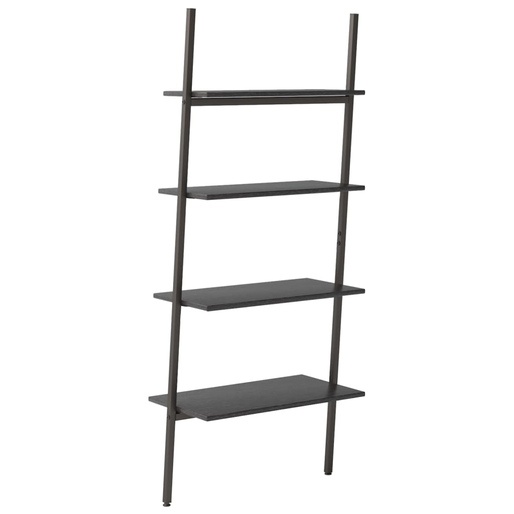 Scaffale Pendente a 4 Livelli Nero 64x34x150,5cm - homemem39