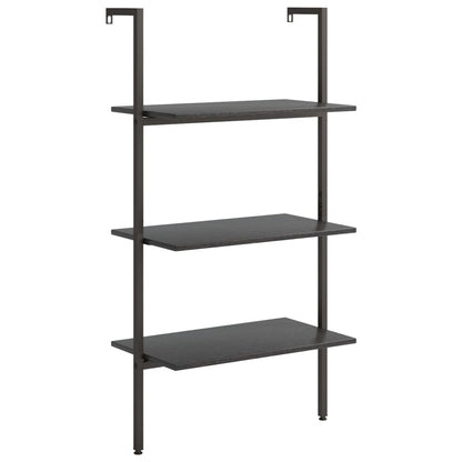 Scaffale Pendente a 3 Livelli Nero 64x35x120,5 cm - homemem39