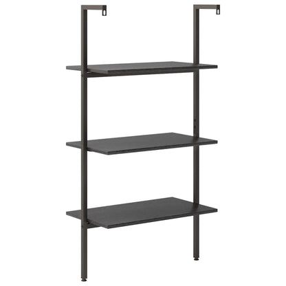 Scaffale Pendente a 3 Livelli Nero 64x35x120,5 cm - homemem39