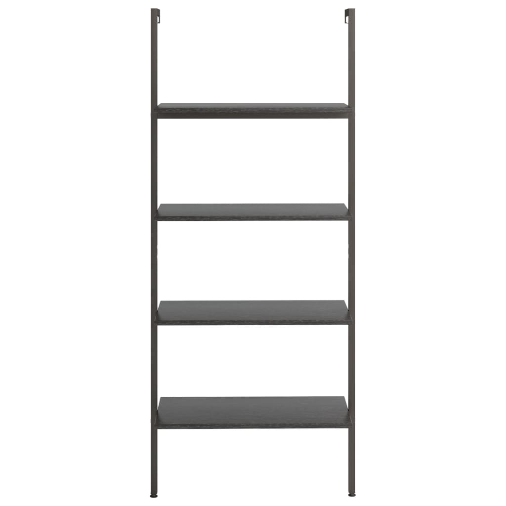 Scaffale Pendente a 4 Livelli Nero 64x35x152,5 cm - homemem39