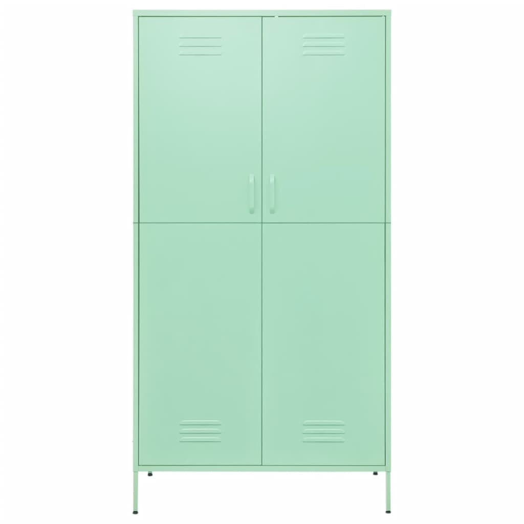 Armadio Menta 90x50x180 cm in Acciaio - homemem39