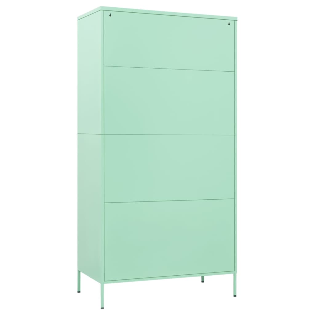 Armadio Menta 90x50x180 cm in Acciaio - homemem39