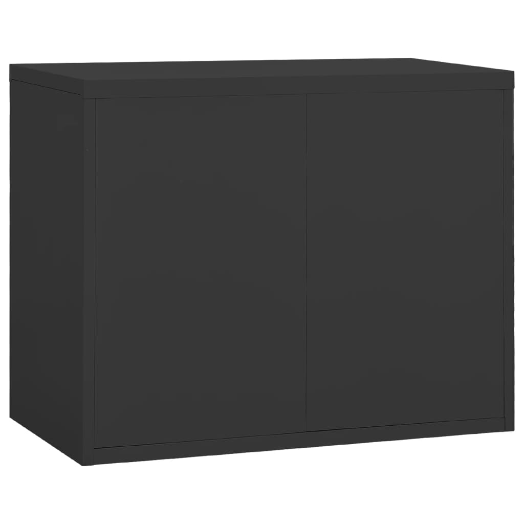 Armadio Classificatore Antracite 90x46x72,5 cm in Acciaio - homemem39