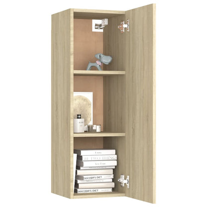 Set Porta TV 10 pz Rovere Sonoma in Truciolato - homemem39