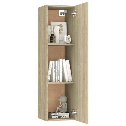 Set Porta TV 6 pz Rovere Sonoma in Truciolato - homemem39