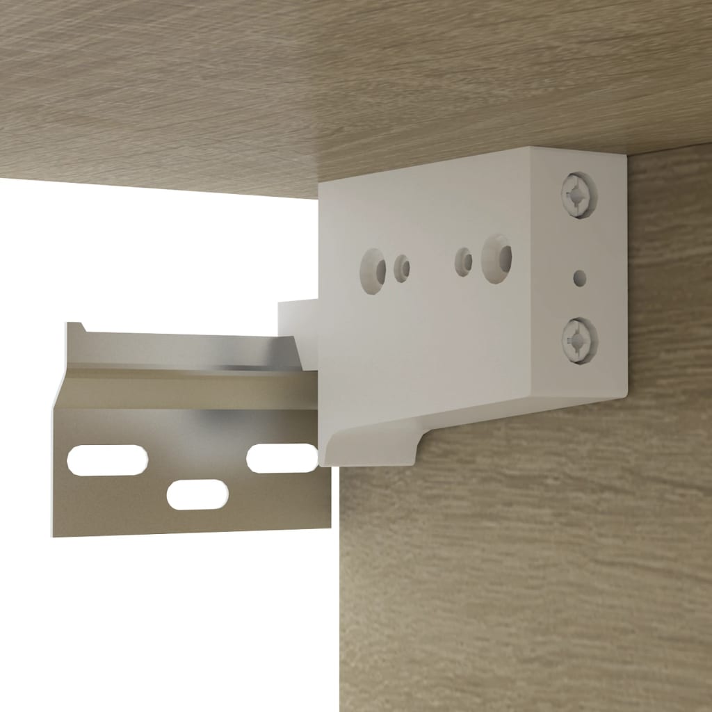 Set Porta TV 8 pz Rovere Sonoma in Truciolato - homemem39