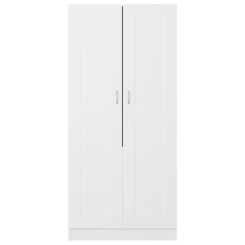 Armadio Bianco 82,5x51,5x180 cm in Legno Multistrato - homemem39