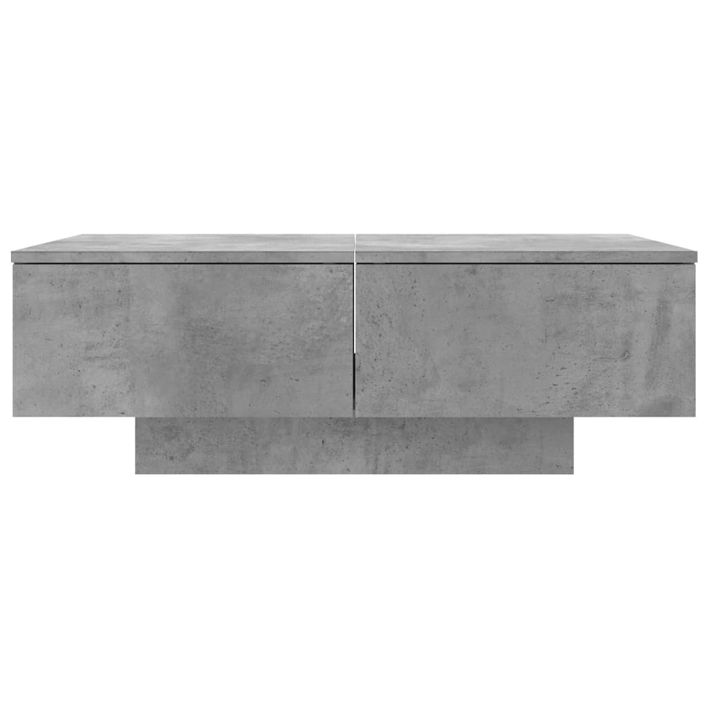 Tavolino da Salotto Grigio 90x60x31 cm in Truciolato - homemem39