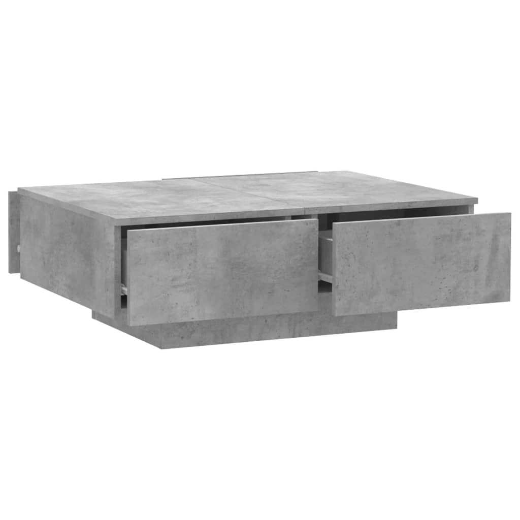 Tavolino da Salotto Grigio 90x60x31 cm in Truciolato - homemem39