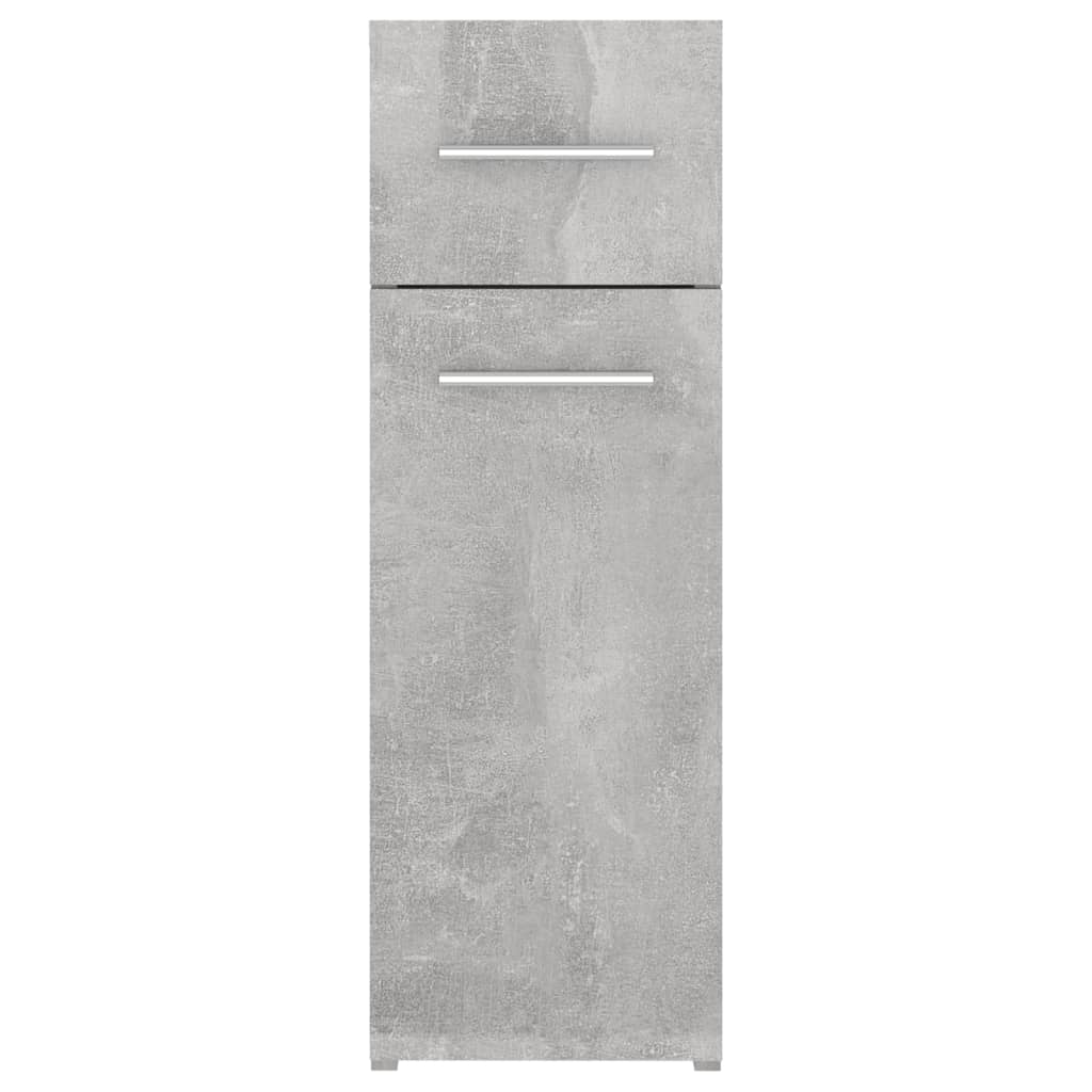 Armadietto da Farmacia Grigio Cemento 20x45,5x60 cm Truciolato - homemem39