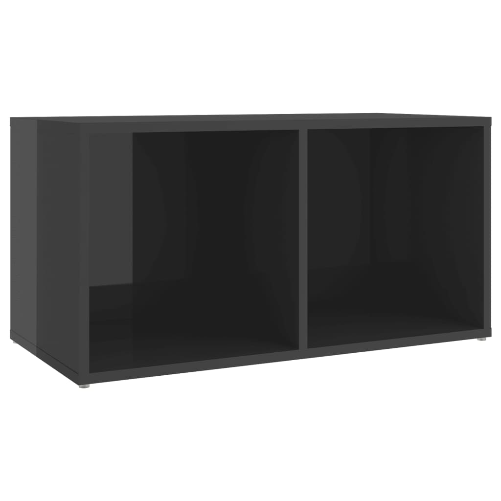 Mobili Porta TV 4 pz Grigio Lucido 72x35x36,5 cm in Truciolato - homemem39