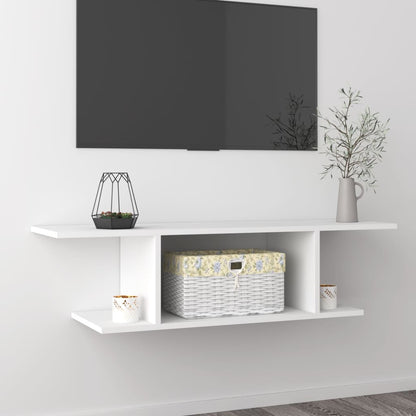 Armadietto a Parete per TV Bianco 103x30x26,5 cm - homemem39