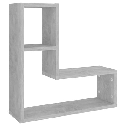 Mensole a Muro 2pz Grigio Cemento 50x15x50cm Legno Multistrato - homemem39