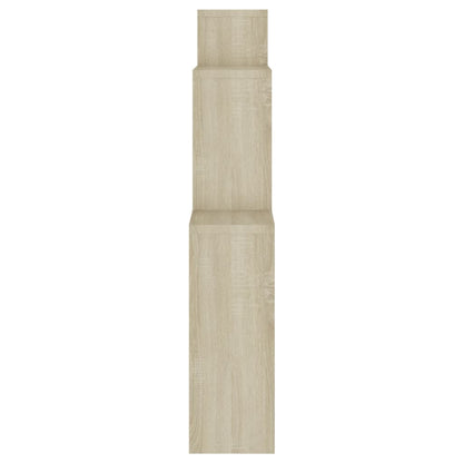 Mensola a Cubo Rovere Sonoma 80x15x78,5cm Truciolato - homemem39