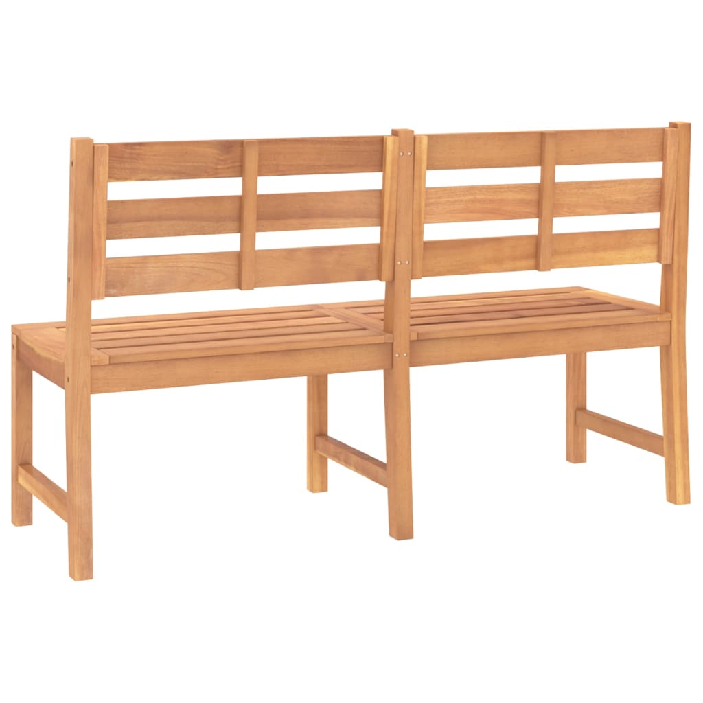 Panca da Giardino 150 cm in Legno Massello di Teak - homemem39