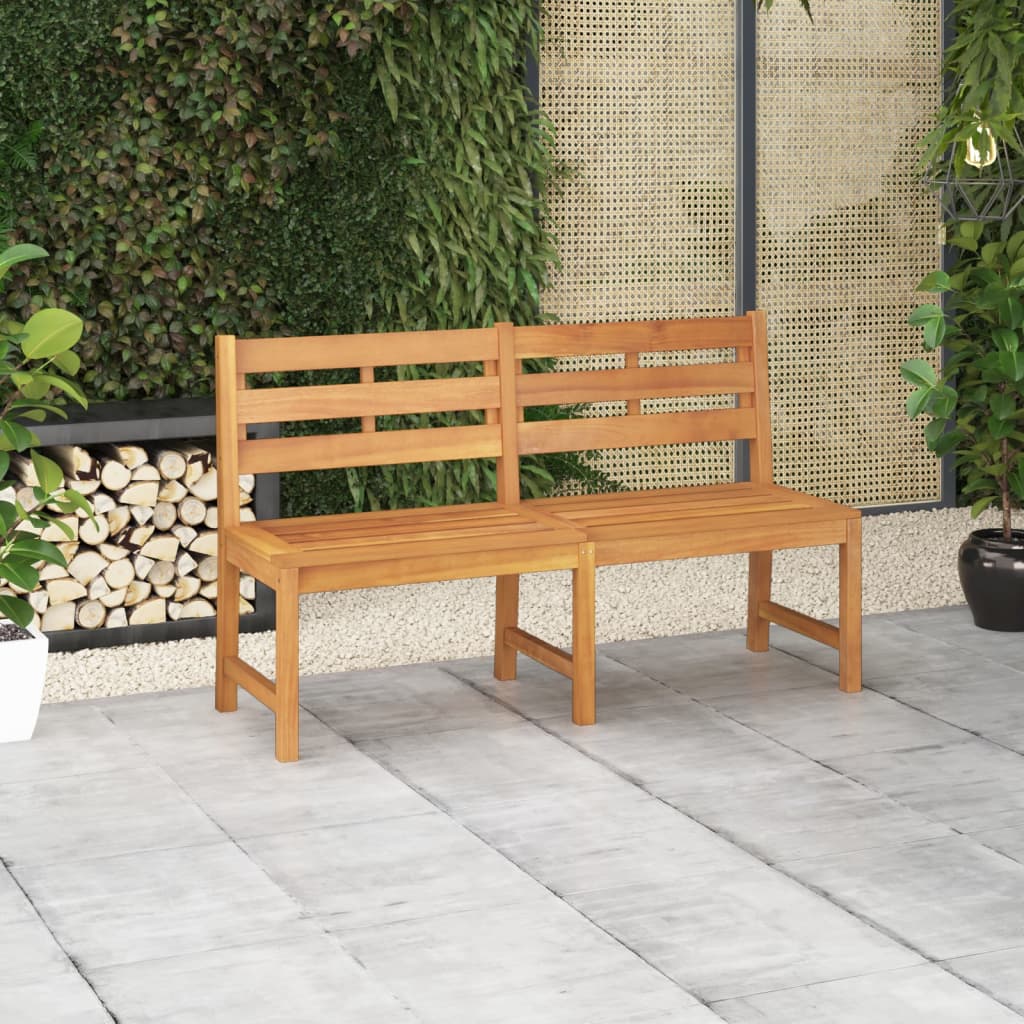 Panca da Giardino 150 cm in Legno Massello di Teak - homemem39