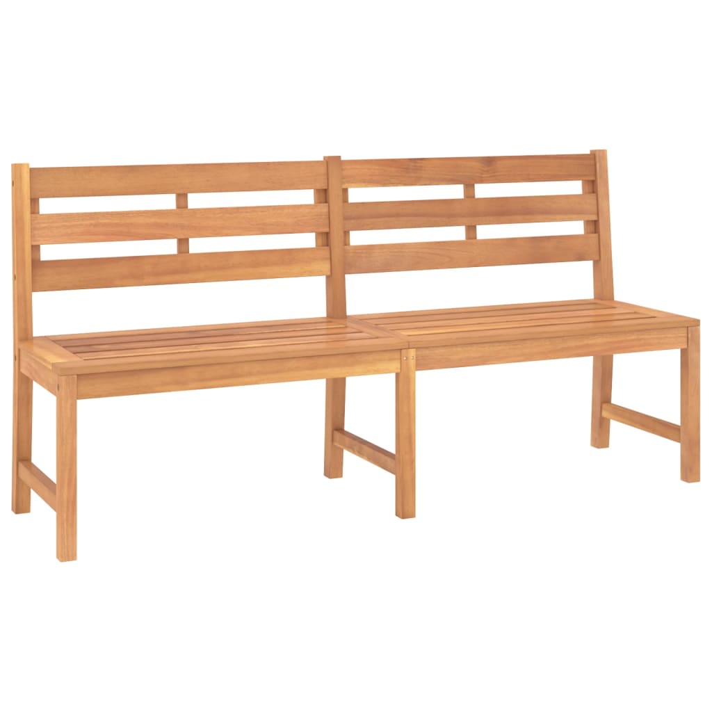 Panchina da Giardino 180 cm in Legno Massello di Teak - homemem39