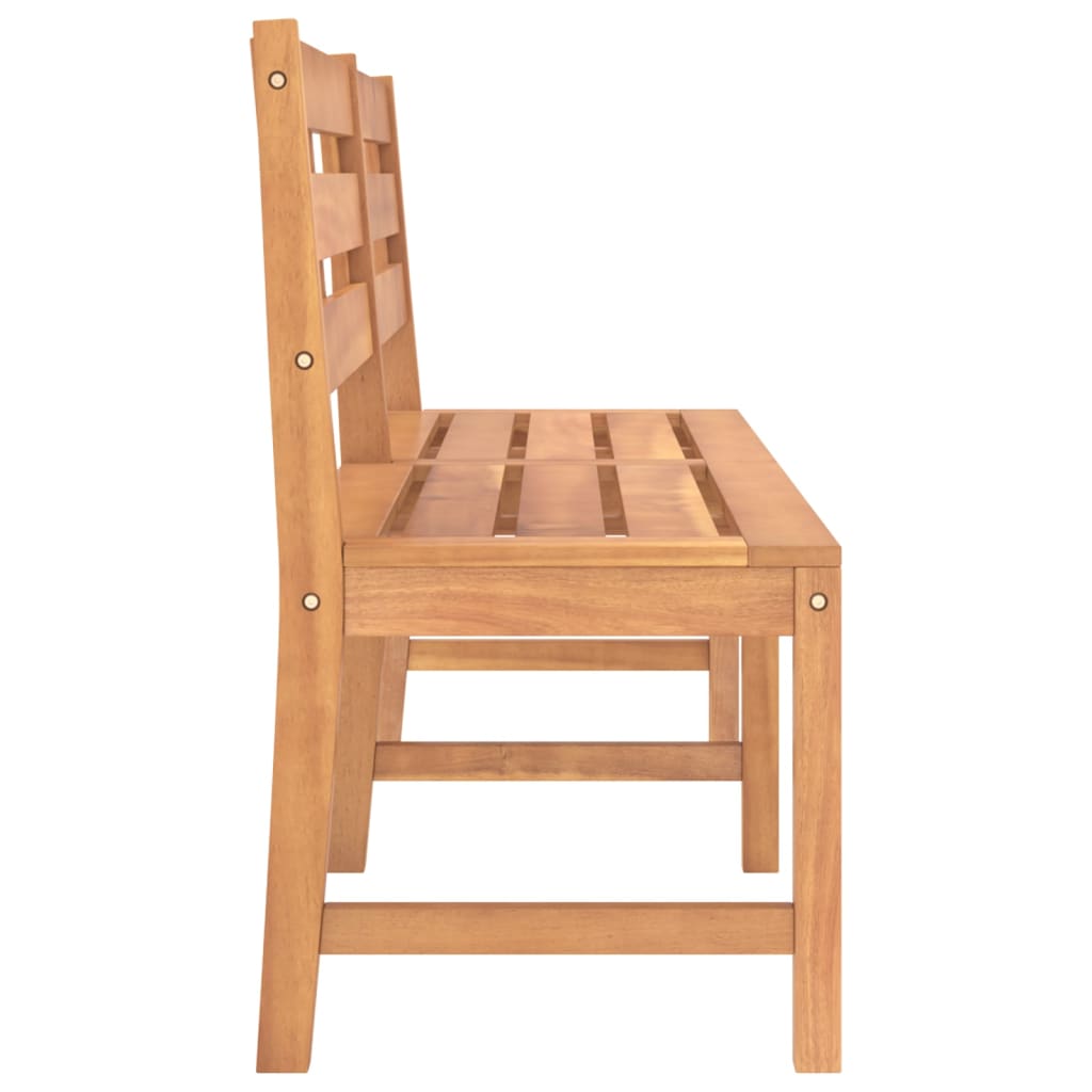 Panchina da Giardino 180 cm in Legno Massello di Teak - homemem39