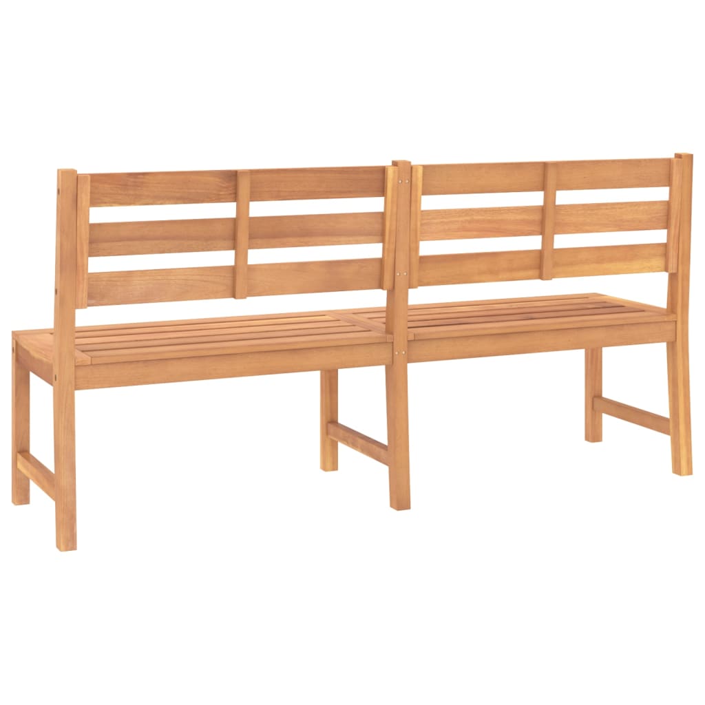 Panchina da Giardino 180 cm in Legno Massello di Teak - homemem39