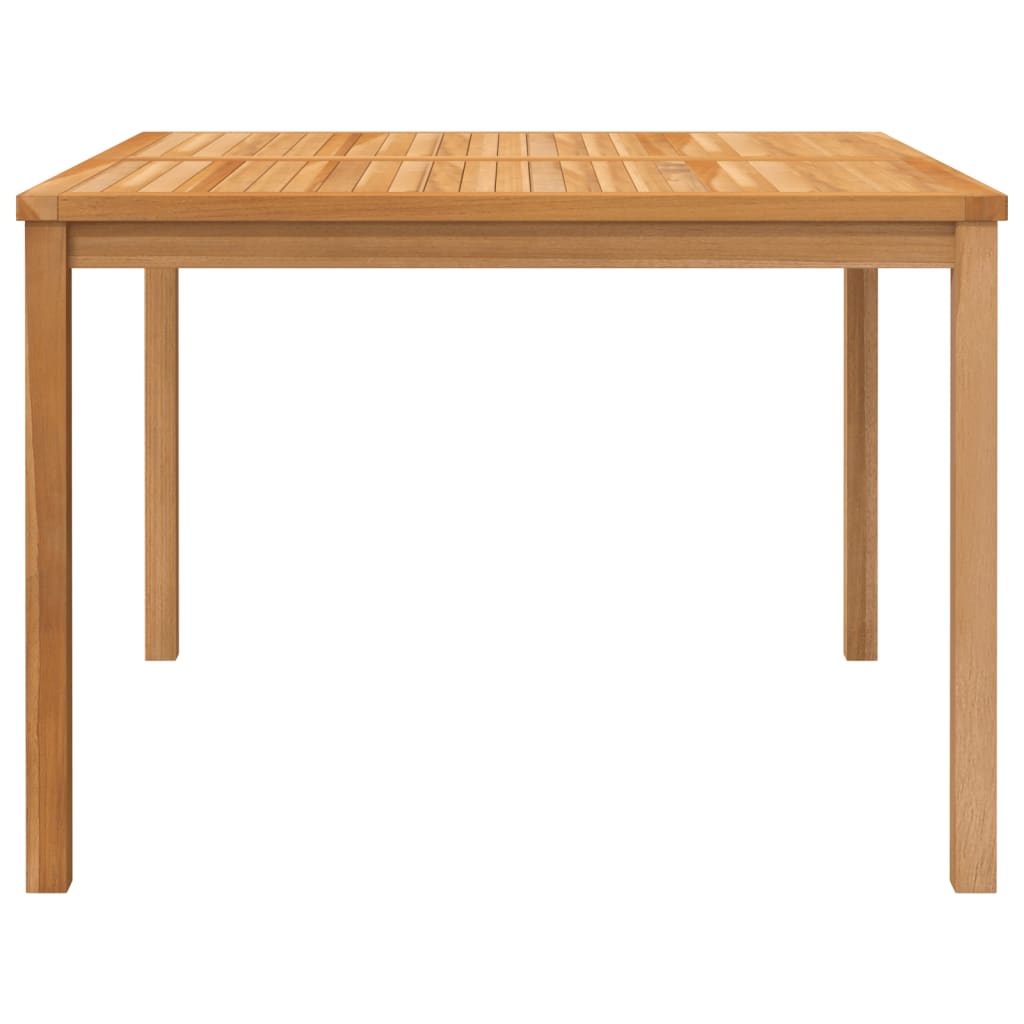 Tavolo da Pranzo per Giardino 110x110x77 cm in Massello di Teak - homemem39