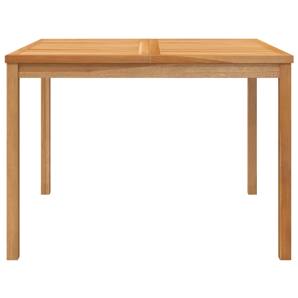 Tavolo da Pranzo per Giardino 110x110x77 cm in Massello di Teak - homemem39