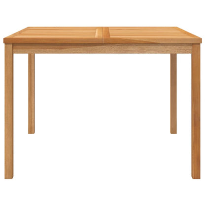 Tavolo da Pranzo per Giardino 110x110x77 cm in Massello di Teak - homemem39