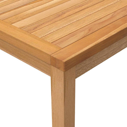 Tavolo da Pranzo per Giardino 110x110x77 cm in Massello di Teak - homemem39