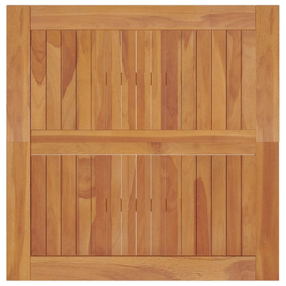 Tavolo da Pranzo da Giardino 85x85x75 cm Legno Massello di Teak - homemem39