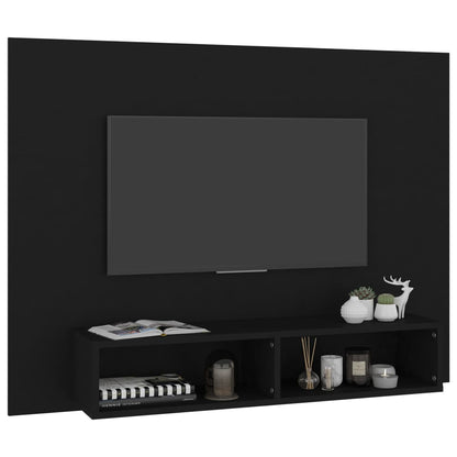 Mobile TV a Muro Bianco 120x23,5x90 cm in Truciolato - homemem39