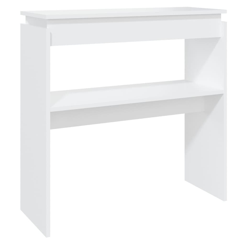 Tavolo Consolle Bianco 80x30x80 cm in Truciolato - homemem39