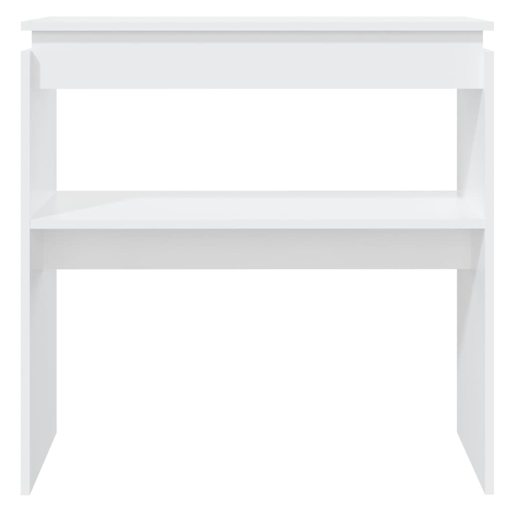 Tavolo Consolle Bianco 80x30x80 cm in Truciolato - homemem39