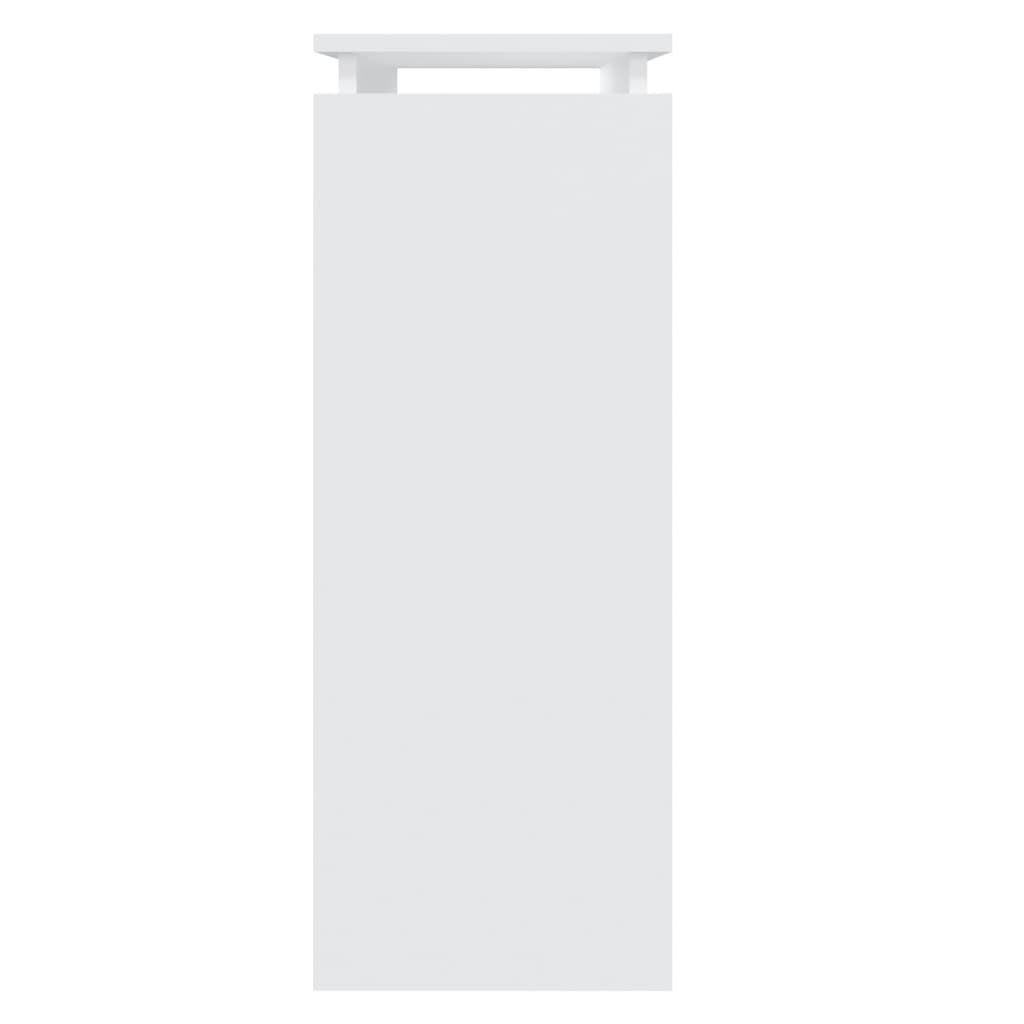 Tavolo Consolle Bianco 80x30x80 cm in Truciolato - homemem39